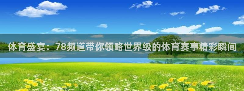 体育盛宴：78频道带你领略世界级的体育赛事精彩瞬间