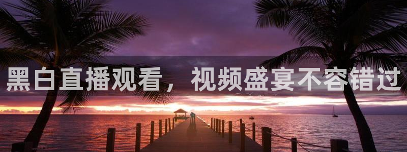 黑白直播观看，视频盛宴不容错过